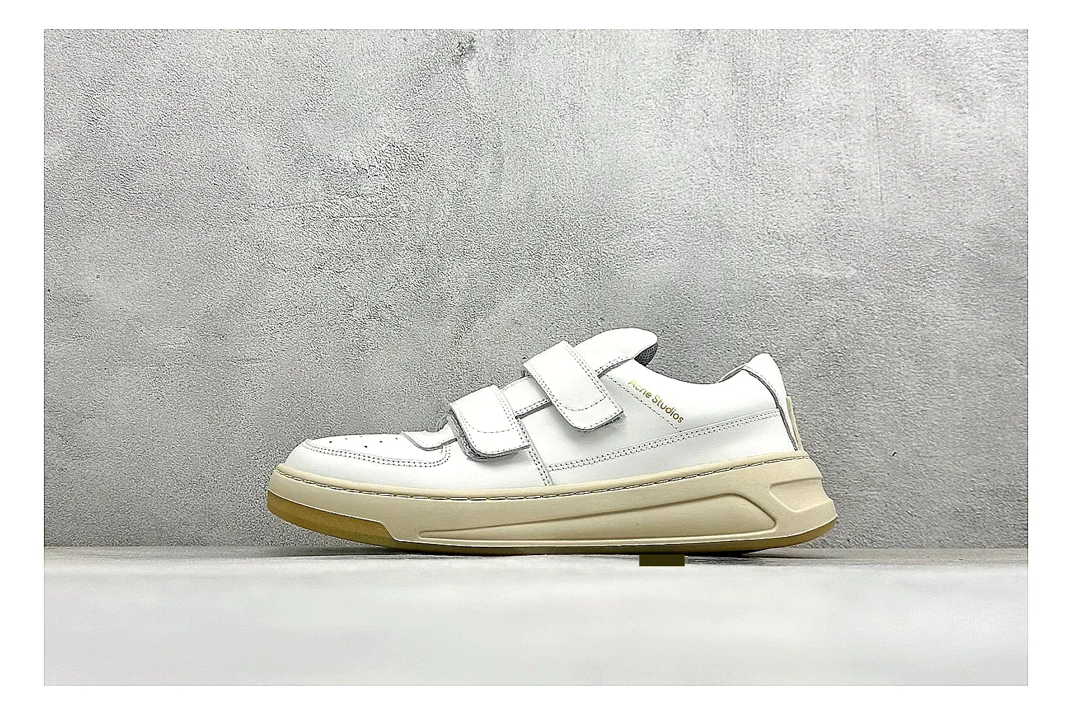 Acne Studios white velcro Sheetbase product record image