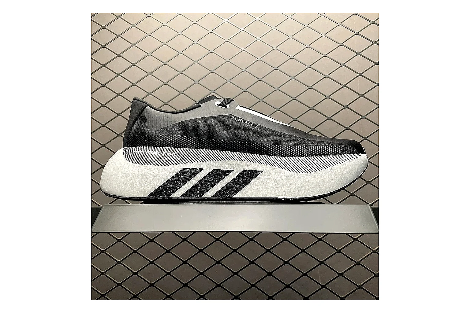 Adidas Adistar Cushion Grey Black Sheetbase record image with black grey adistar cushion runner with mixed upper and runner shape thumbnail 2