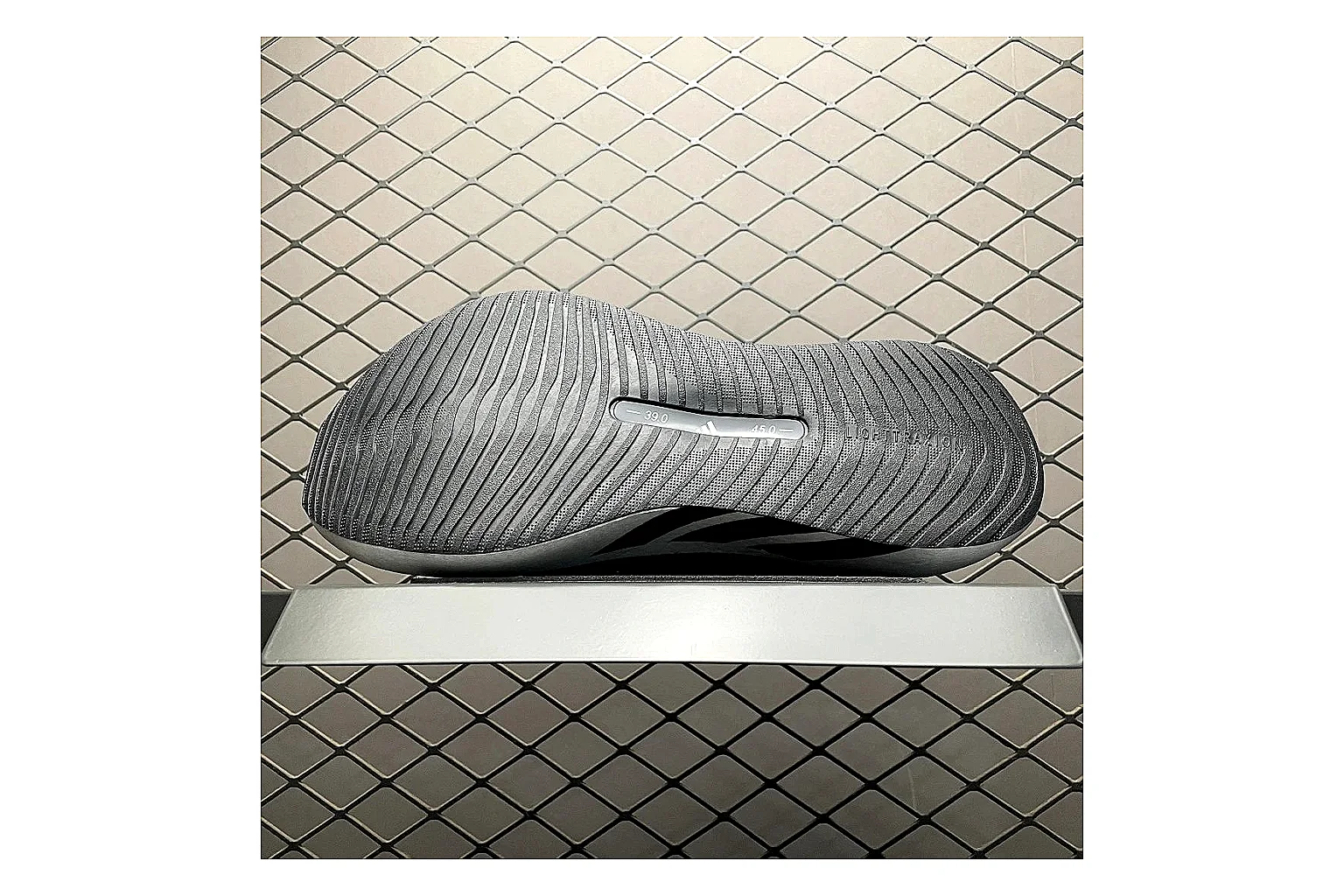 Adidas Adistar Cushion Grey Black Sheetbase record image with black grey adistar cushion runner with mixed upper and runner shape thumbnail 4