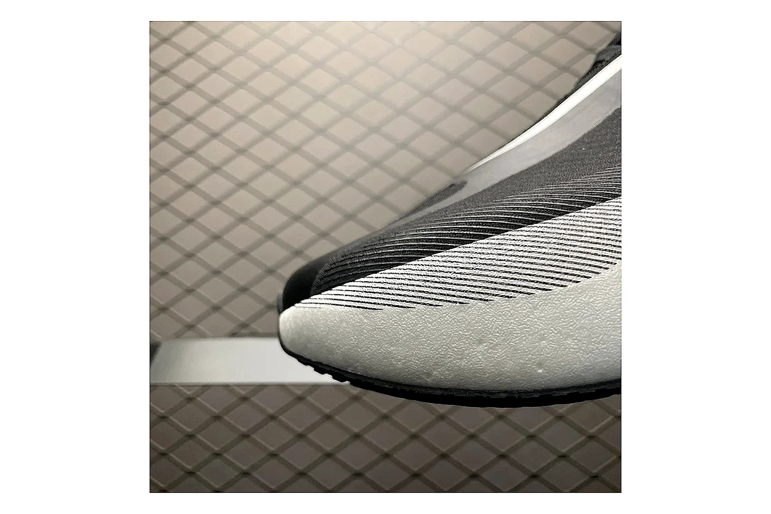 Adidas Adistar Cushion Grey Black Sheetbase record image with black grey adistar cushion runner with mixed upper and runner shape thumbnail 5