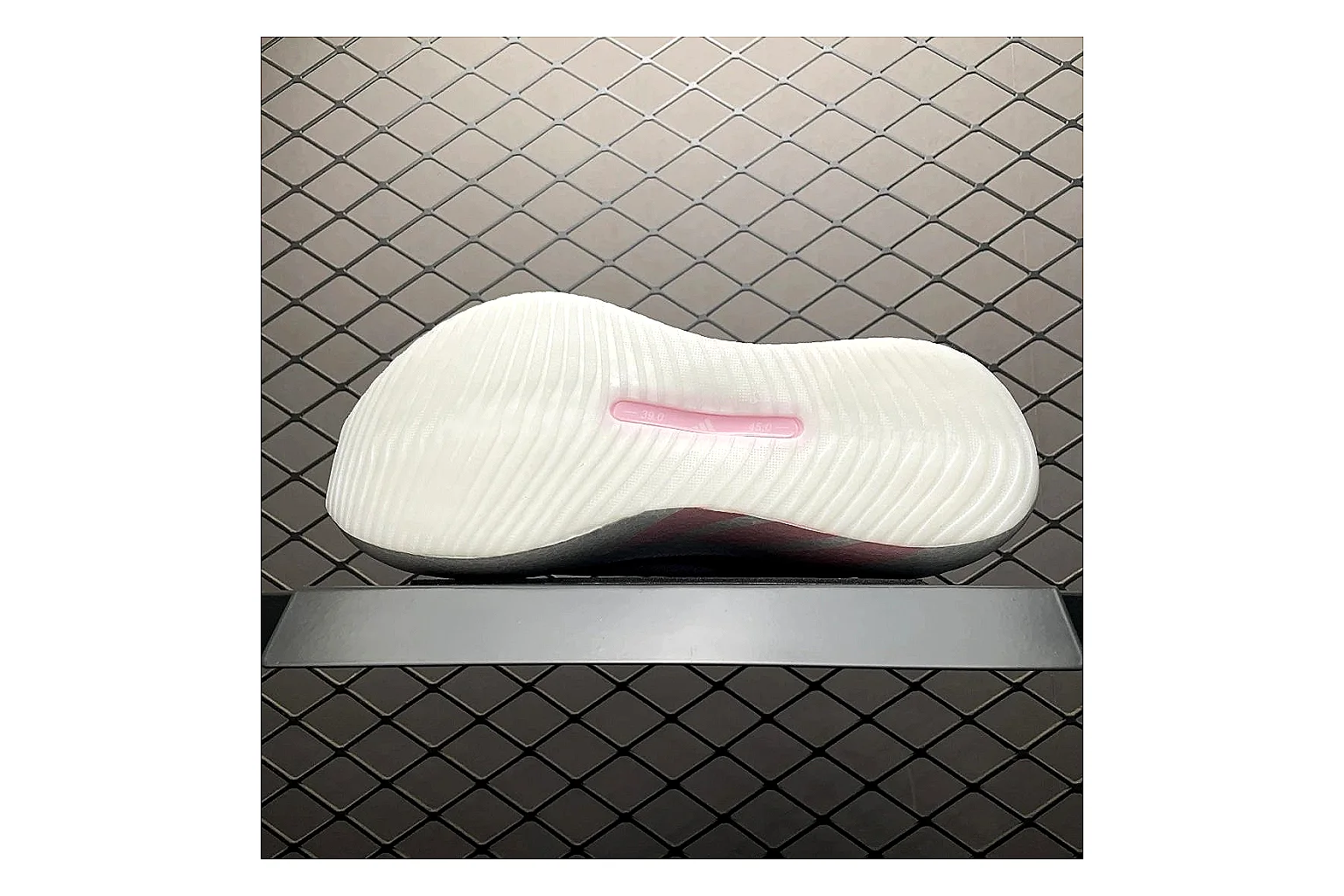Adidas Adistar Cushion Pink Sheetbase record image with white pink adistar cushion runner with mixed upper and runner shape thumbnail 4