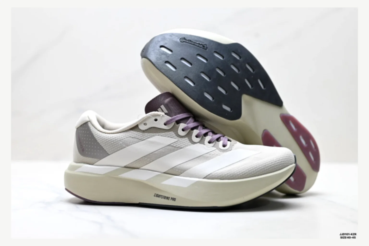 Adidas Adizero Evo White Blue Runner spreadsheet record image SKU 1182167440