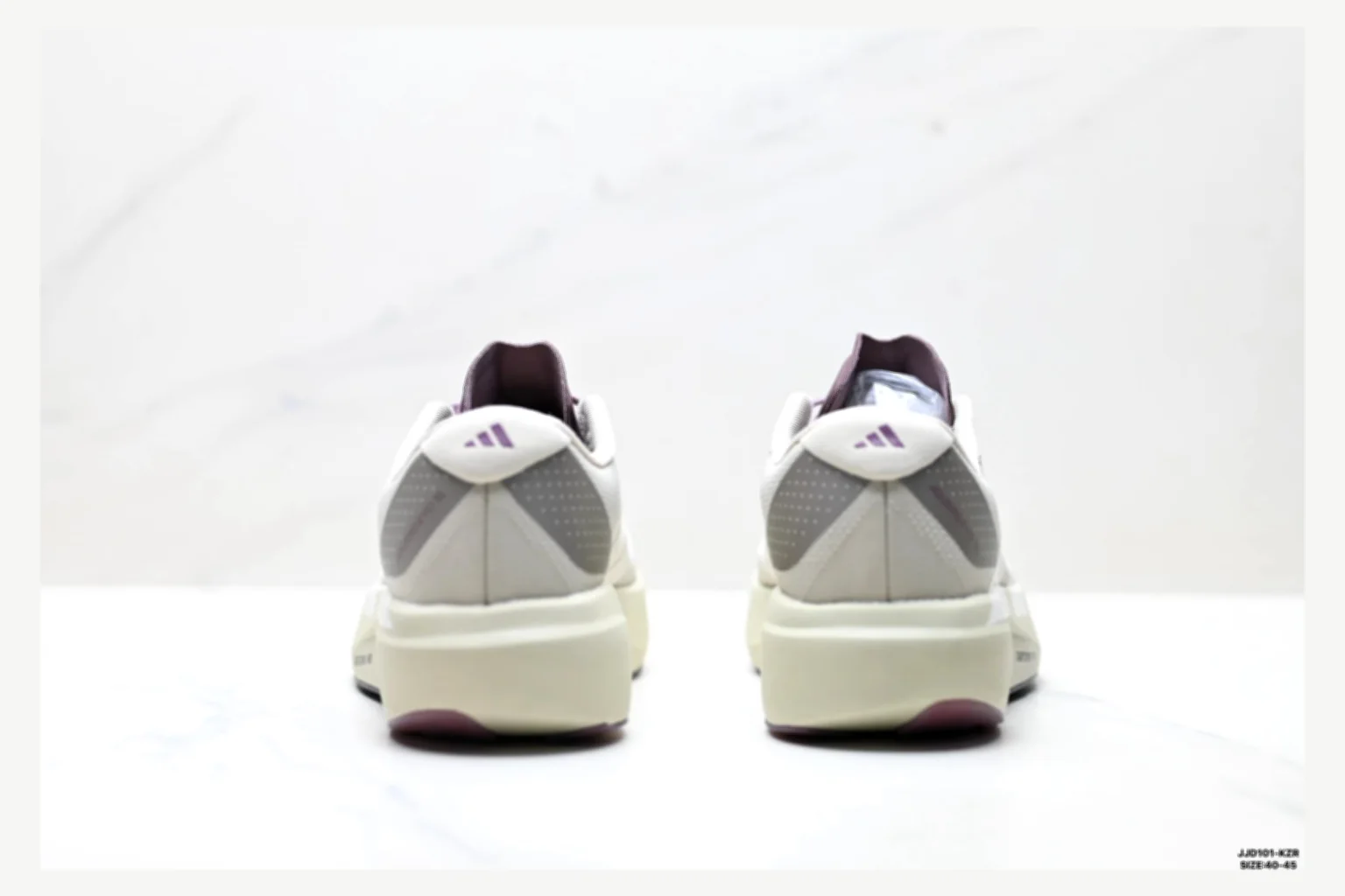 Adidas Adizero Evo White Blue Runner spreadsheet record image SKU 1182167440 thumbnail 5