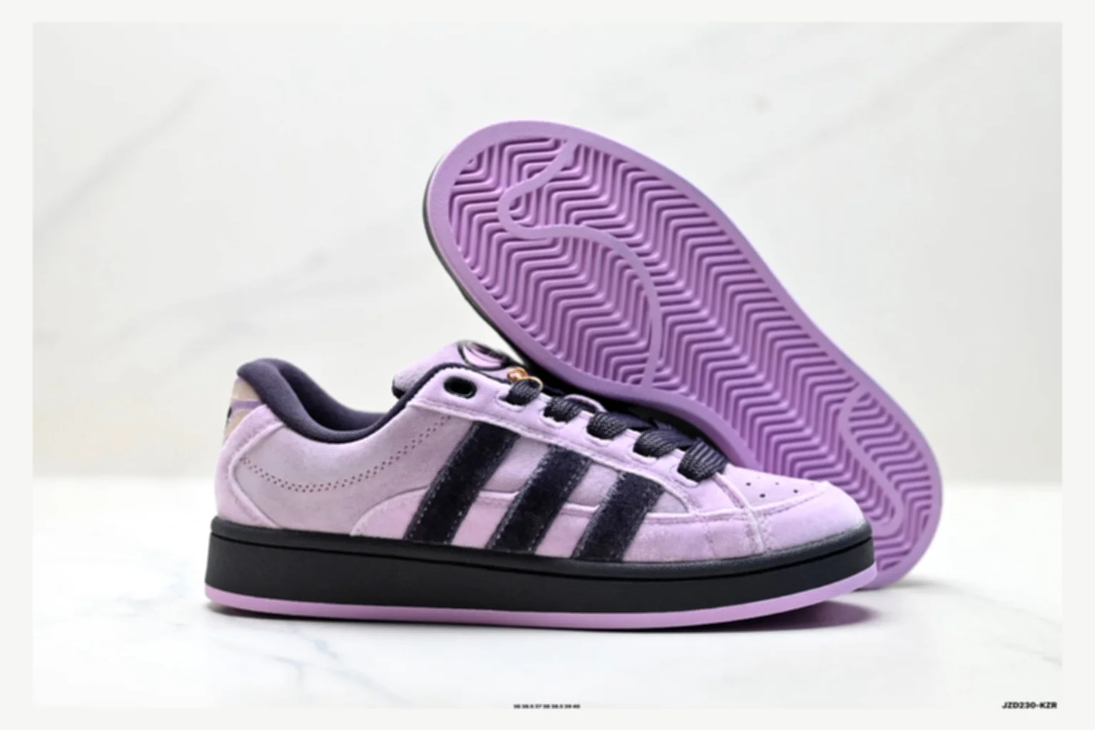 Adidas Campus Lavender Black Low Top spreadsheet record image SKU 1182167518