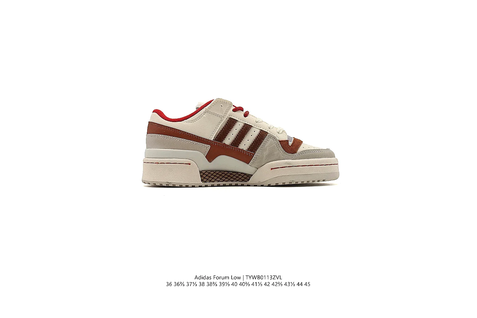 kakosheetbase.com Adidas Cream Red Low Platform 0862 Cream Red low-top product image thumbnail 2