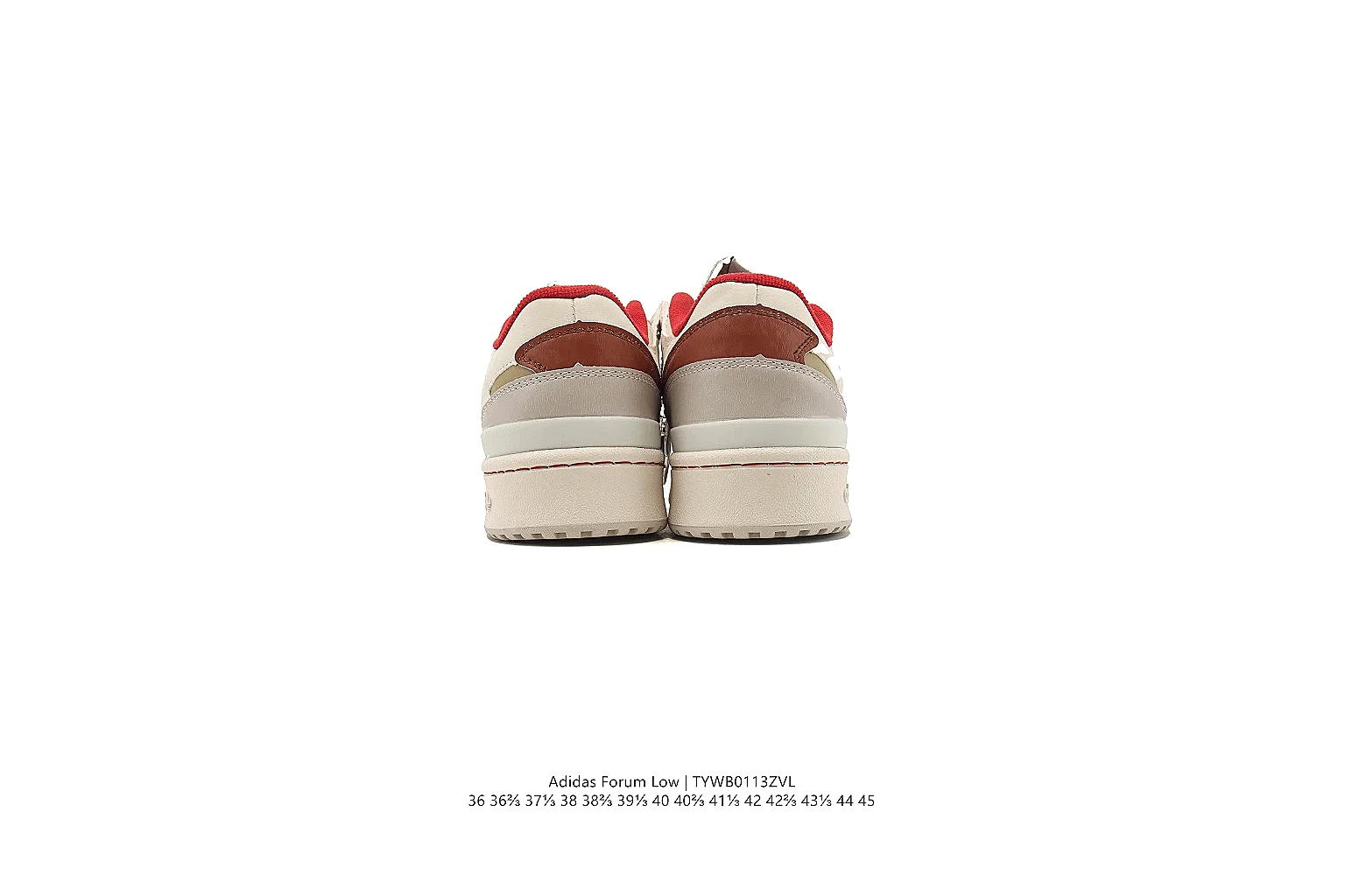 kakosheetbase.com Adidas Cream Red Low Platform 0862 Cream Red low-top product image thumbnail 4