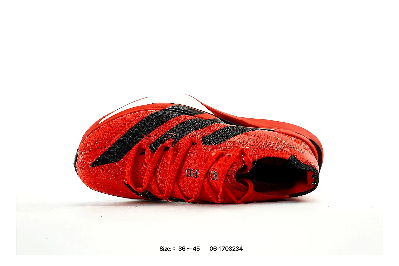 kakosheetbase.com Adidas Red Black Performance Runner 1529 Red Black runner product image thumbnail 3