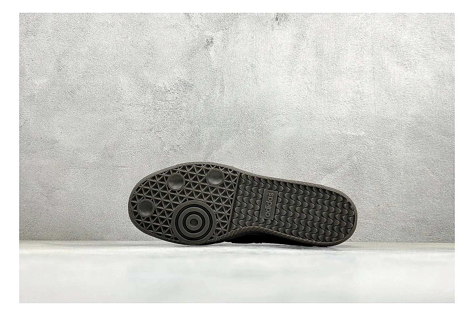 Adidas Samba Jane Black spreadsheet record photo showing black Mary Jane upper, Samba-style stripes, strap closure, gum outsole, and low terrace shape
