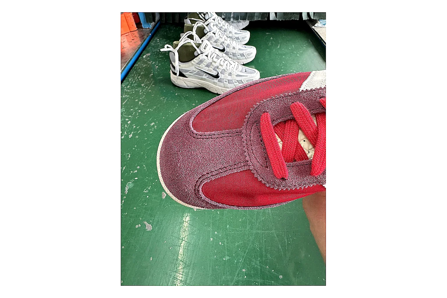 Adidas SL 72 RS Red White Sheetbase record image with white red sl 72 rs retro runner with mixed upper and runner shape thumbnail 3