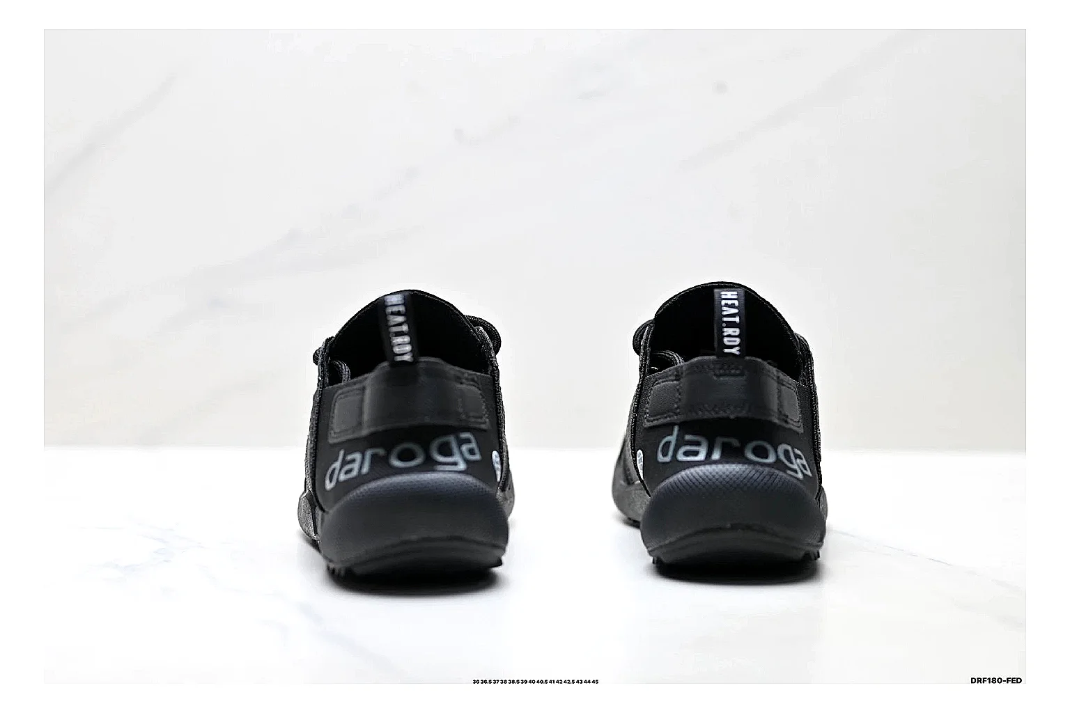 Adidas Terrex Daroga Black Sneakers spreadsheet record image with black outdoor trail sneakers with mesh texture, side-profile shape, upper panel lines, and outsole detail thumbnail 3