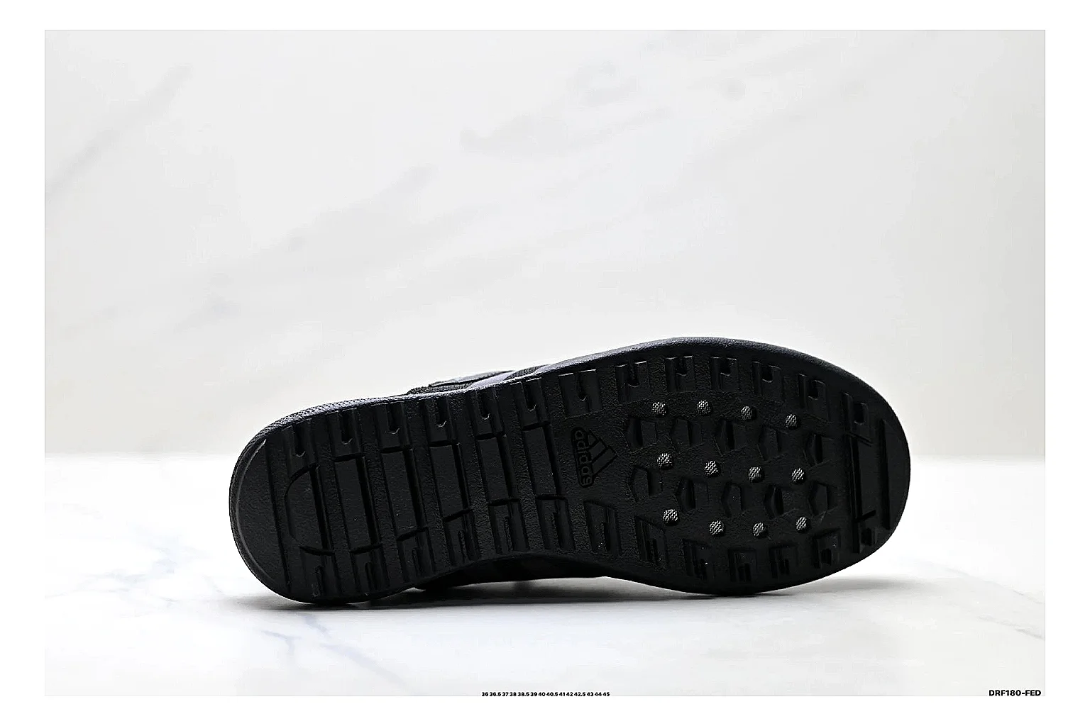 Adidas Terrex Daroga Black Sneakers spreadsheet record image with black outdoor trail sneakers with mesh texture, side-profile shape, upper panel lines, and outsole detail thumbnail 4