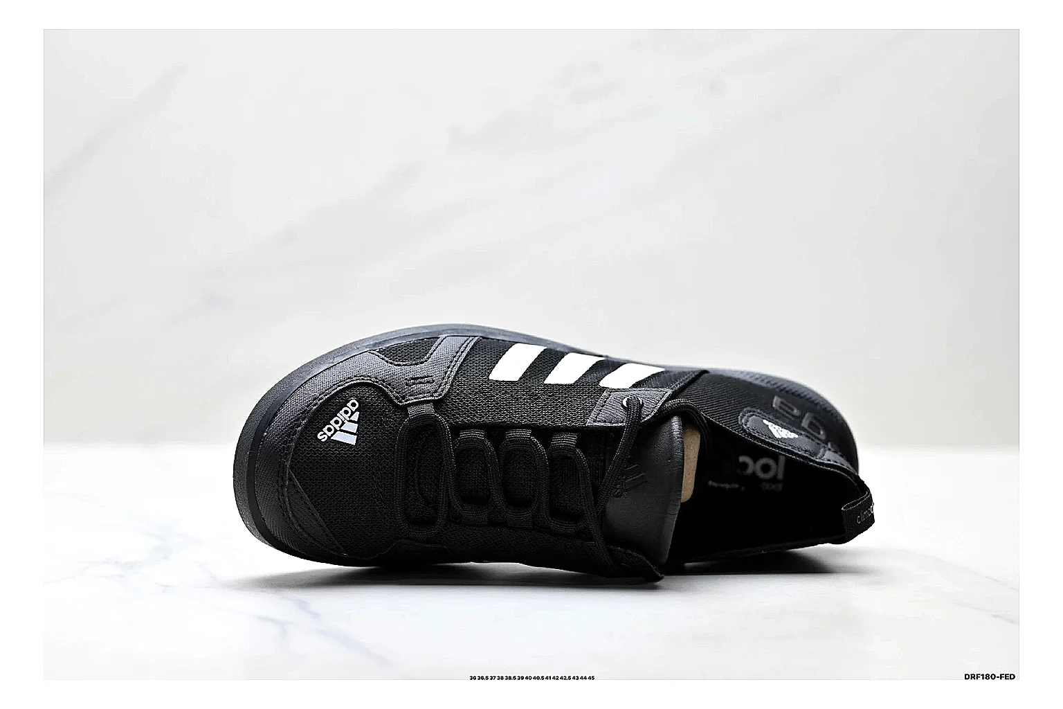 Adidas Terrex Daroga Black White Sneakers spreadsheet record image with black white outdoor trail sneakers with mesh texture, side-profile shape, upper panel lines, and outsole detail thumbnail 2
