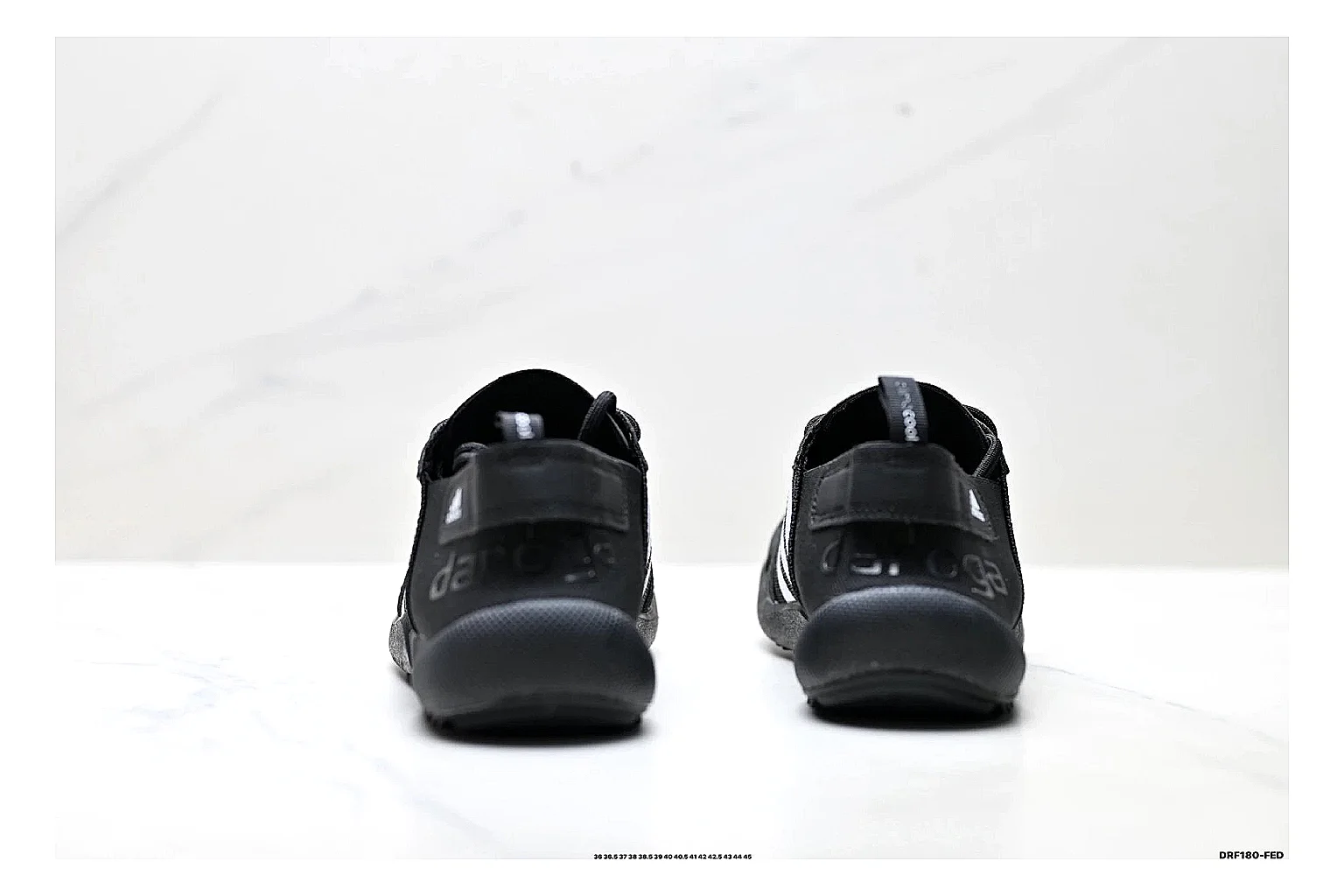 Adidas Terrex Daroga Black White Sneakers spreadsheet record image with black white outdoor trail sneakers with mesh texture, side-profile shape, upper panel lines, and outsole detail thumbnail 3