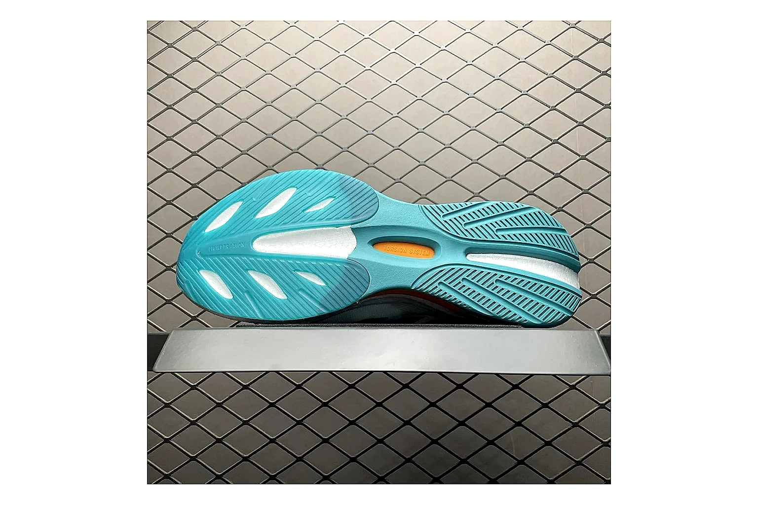 Adidas Velosamba White Turquoise Sheetbase record image with white turquoise velosamba terrace sneaker with mixed upper and terrace shape thumbnail 3