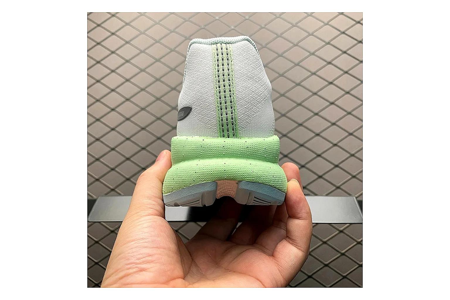 Adidas Velosamba White Grey Sneaker Sheetbase record image with white grey velosamba terrace sneaker with mixed upper and terrace shape thumbnail 6
