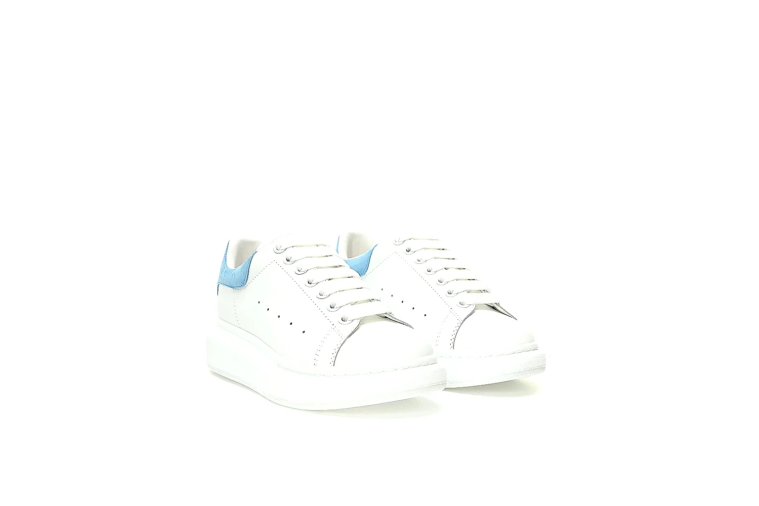 Kako Sheetbase record image for Adidas White Blue Stan Smith Sneaker thumbnail 5
