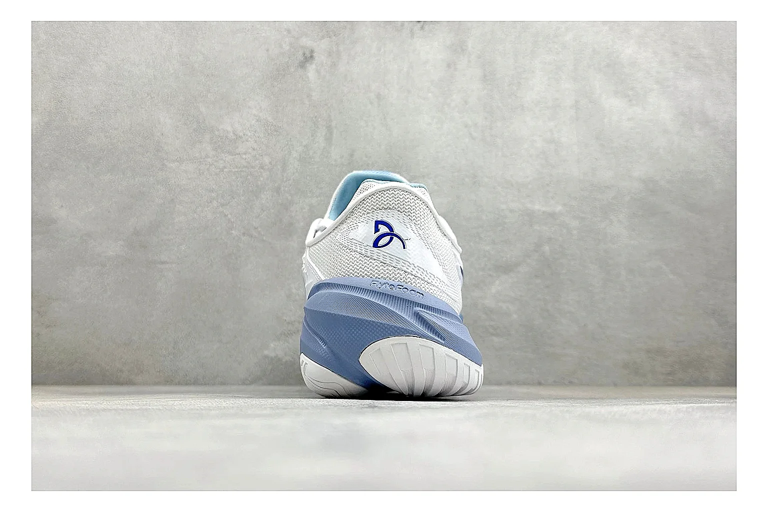 Asics Court FF White Blue spreadsheet record photo showing white tennis upper, blue Asics side lines, supportive sole wall, and stable court profile thumbnail 3