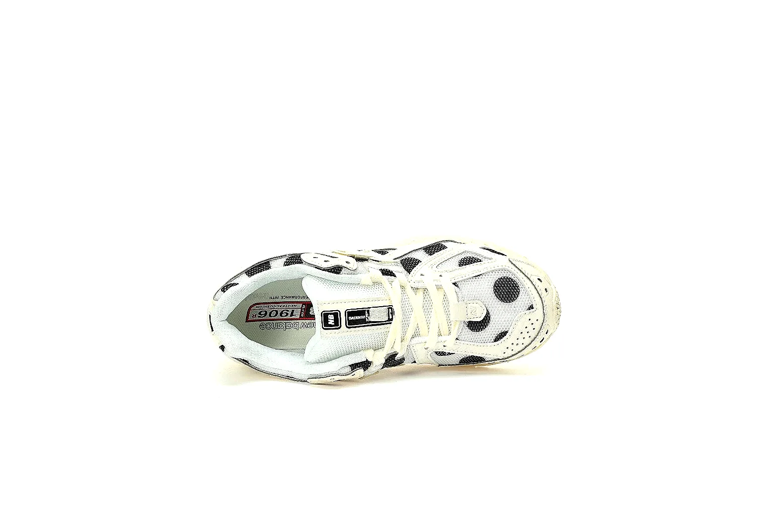 Kako Sheetbase record image for Asics Cream Black Gel Runner Sneaker thumbnail 3