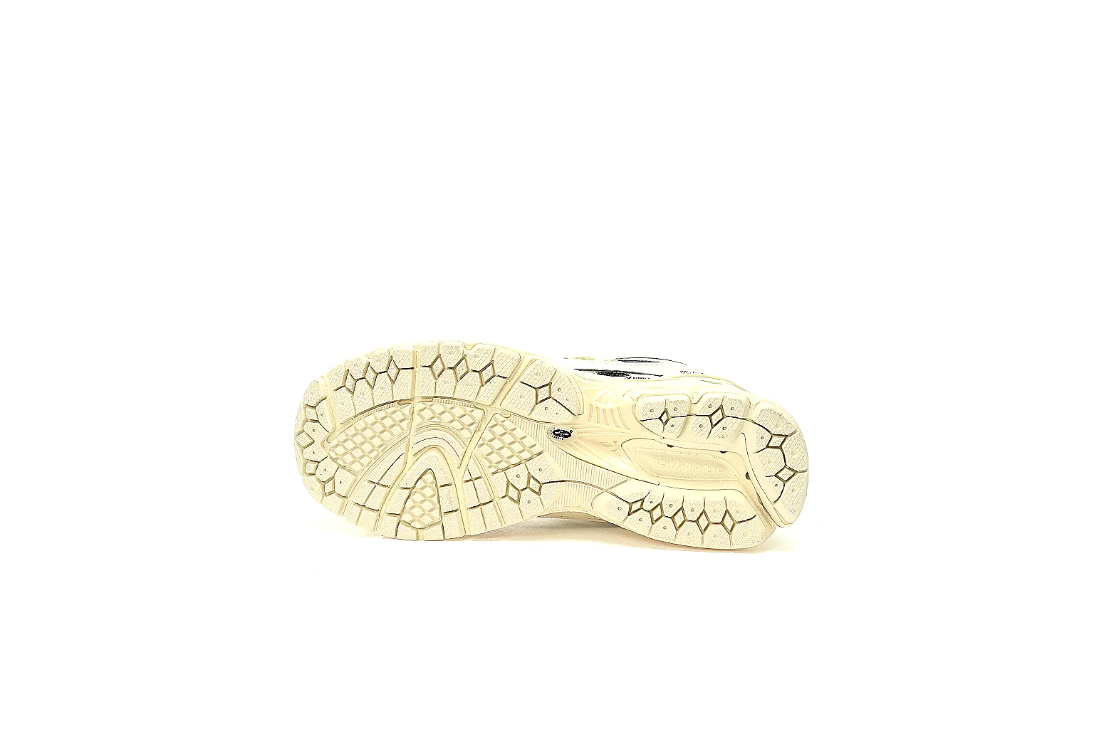 Kako Sheetbase record image for Asics Cream Black Gel Runner Sneaker thumbnail 4