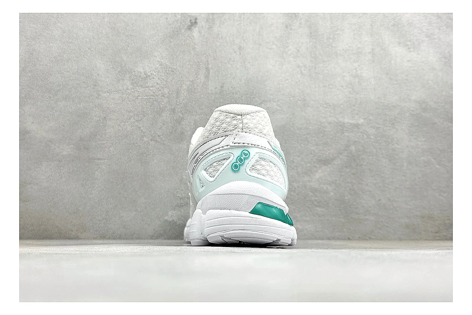 Asics Gel-Kayano White Mint spreadsheet record photo showing white mesh runner upper, mint Asics accents, cushioned Gel-Kayano sole, and technical support shape thumbnail 3