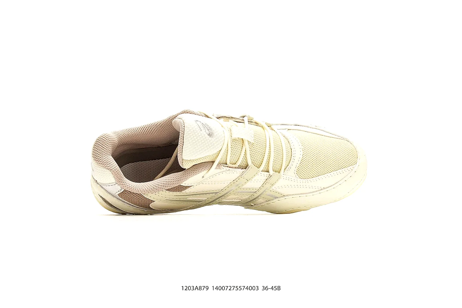 Asics Gel Runner Cream Brown spreadsheet record photo showing cream brown mesh-leather upper, Asics side panels, retro runner shape, and cushioned sole thumbnail 2
