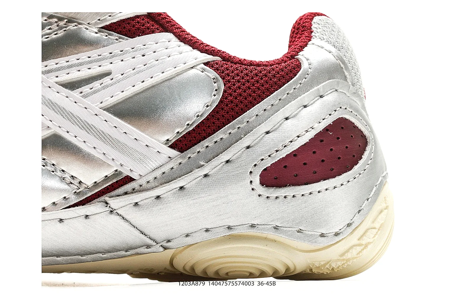 Asics Gel Runner White Red spreadsheet record photo showing white mesh-leather runner upper, red Asics accents, retro gel-runner shape, and cushioned sole thumbnail 5