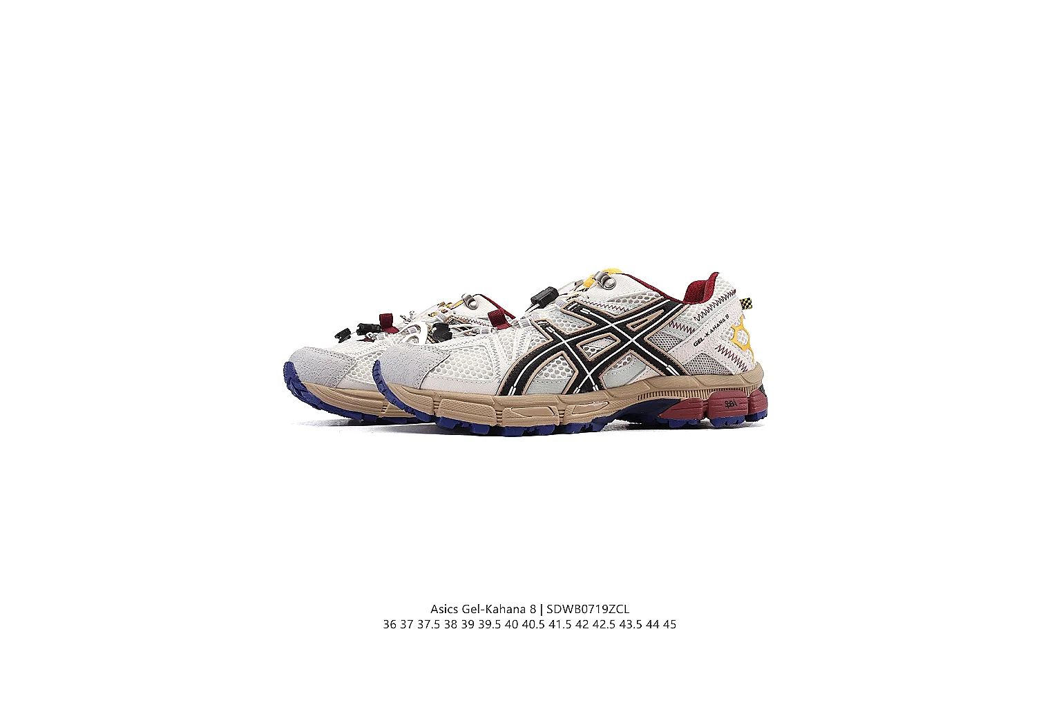 kakosheetbase.com Asics Cream Brown Gel Trail Runner 0974 Cream Brown runner product image thumbnail 6