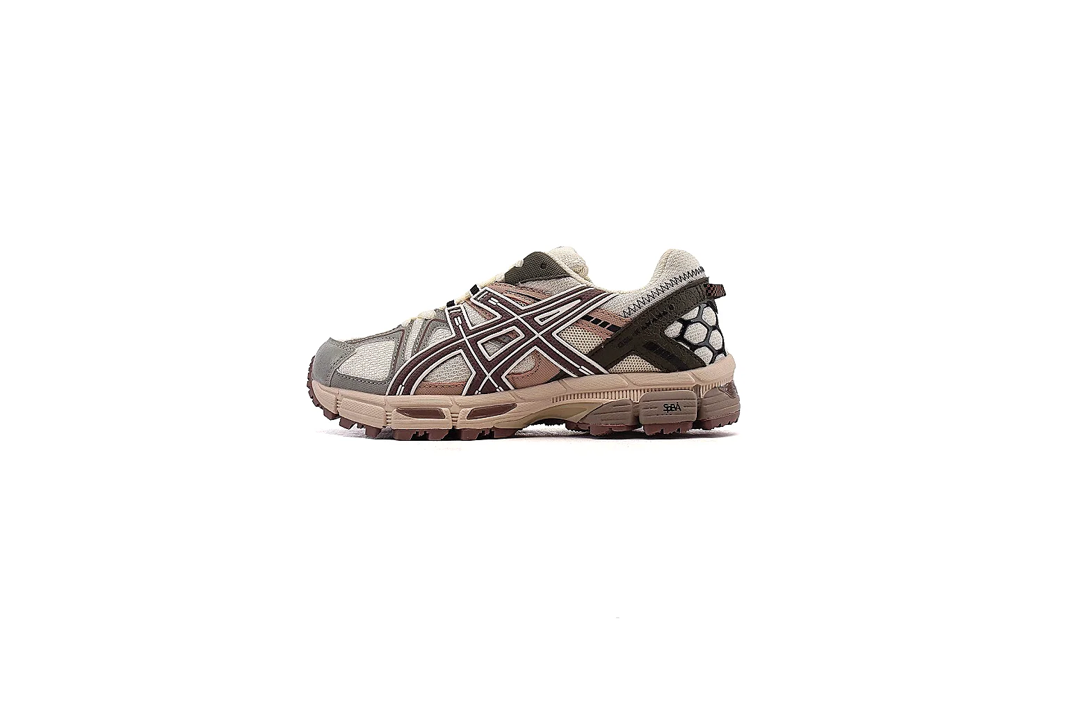 kakosheetbase.com Asics Taupe Gel Trail Runner 0966 Taupe runner product image