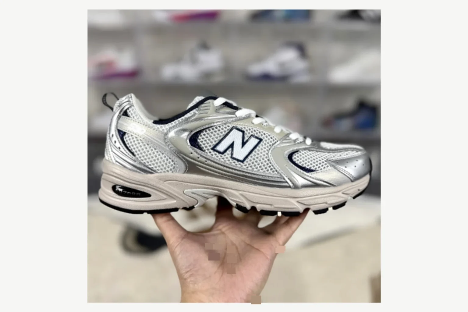 New Balance 530 White Black Runner spreadsheet record image SKU 1194924648
