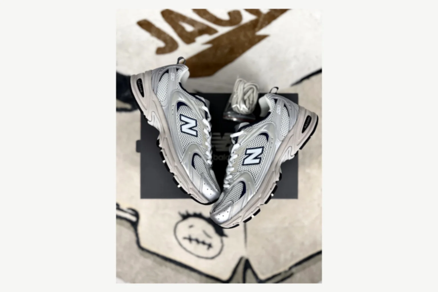 New Balance 530 White Black Runner spreadsheet record image SKU 1194924648 thumbnail 5