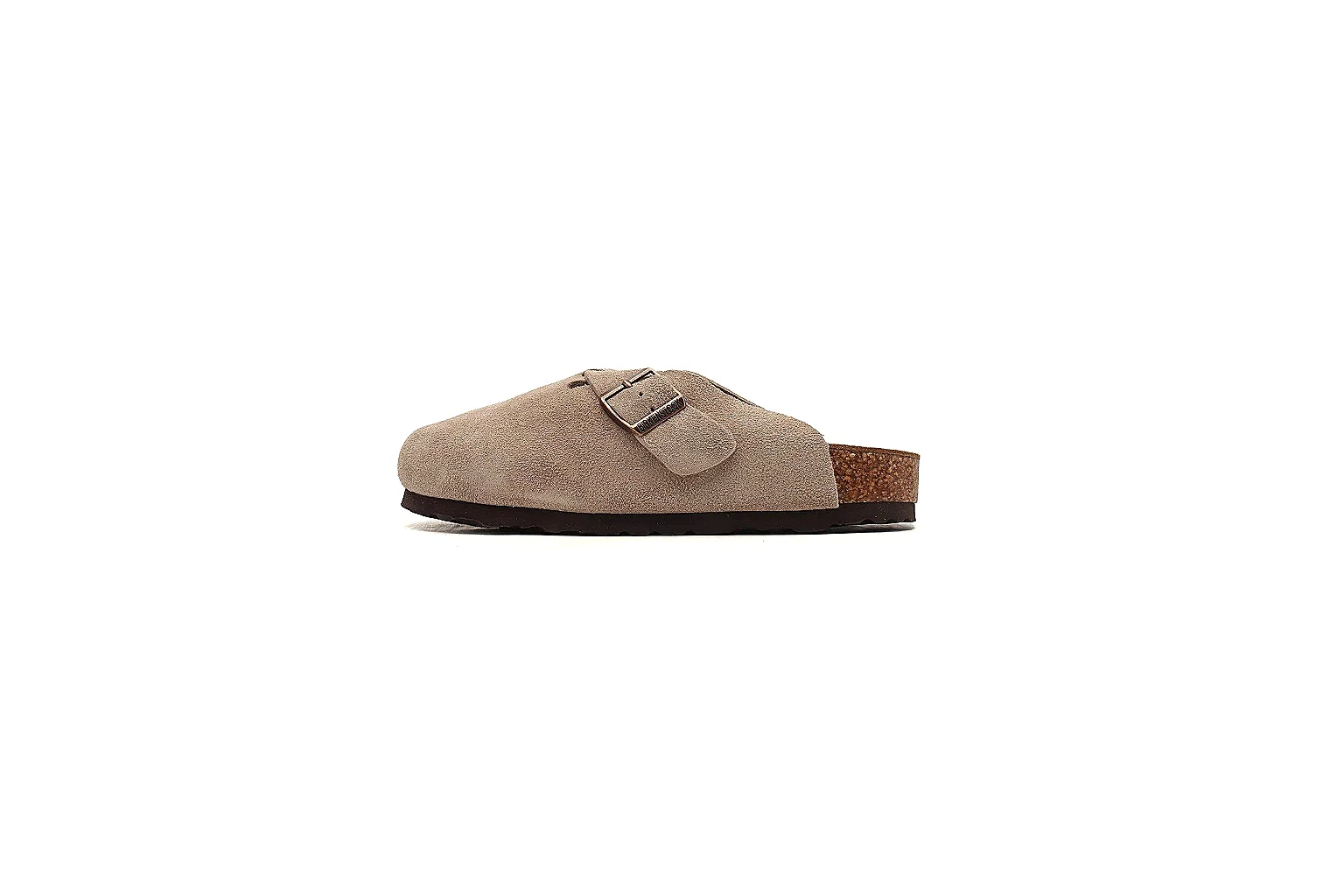 kakosheetbase.com Birkenstock Beige Suede Clog 0873 Beige mule product image
