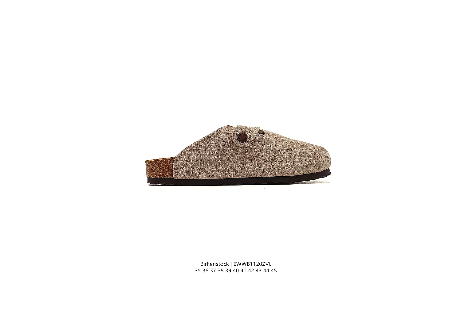 kakosheetbase.com Birkenstock Beige Suede Clog 0873 Beige mule product image thumbnail 2