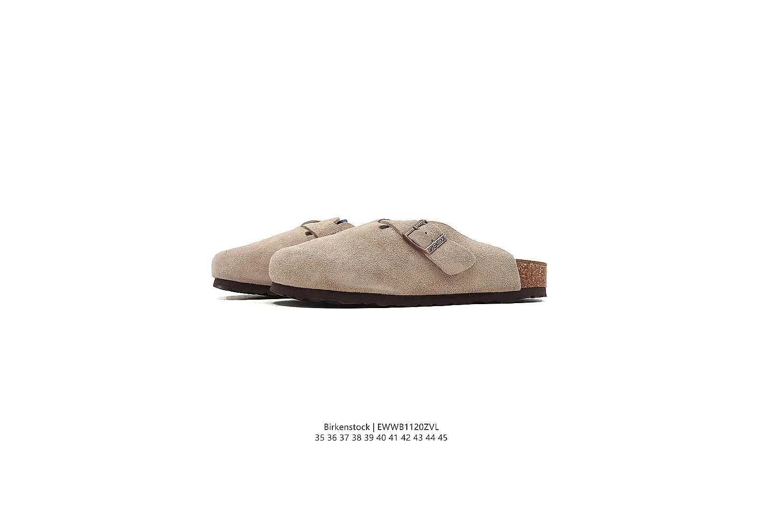 kakosheetbase.com Birkenstock Beige Suede Clog 0873 Beige mule product image thumbnail 6
