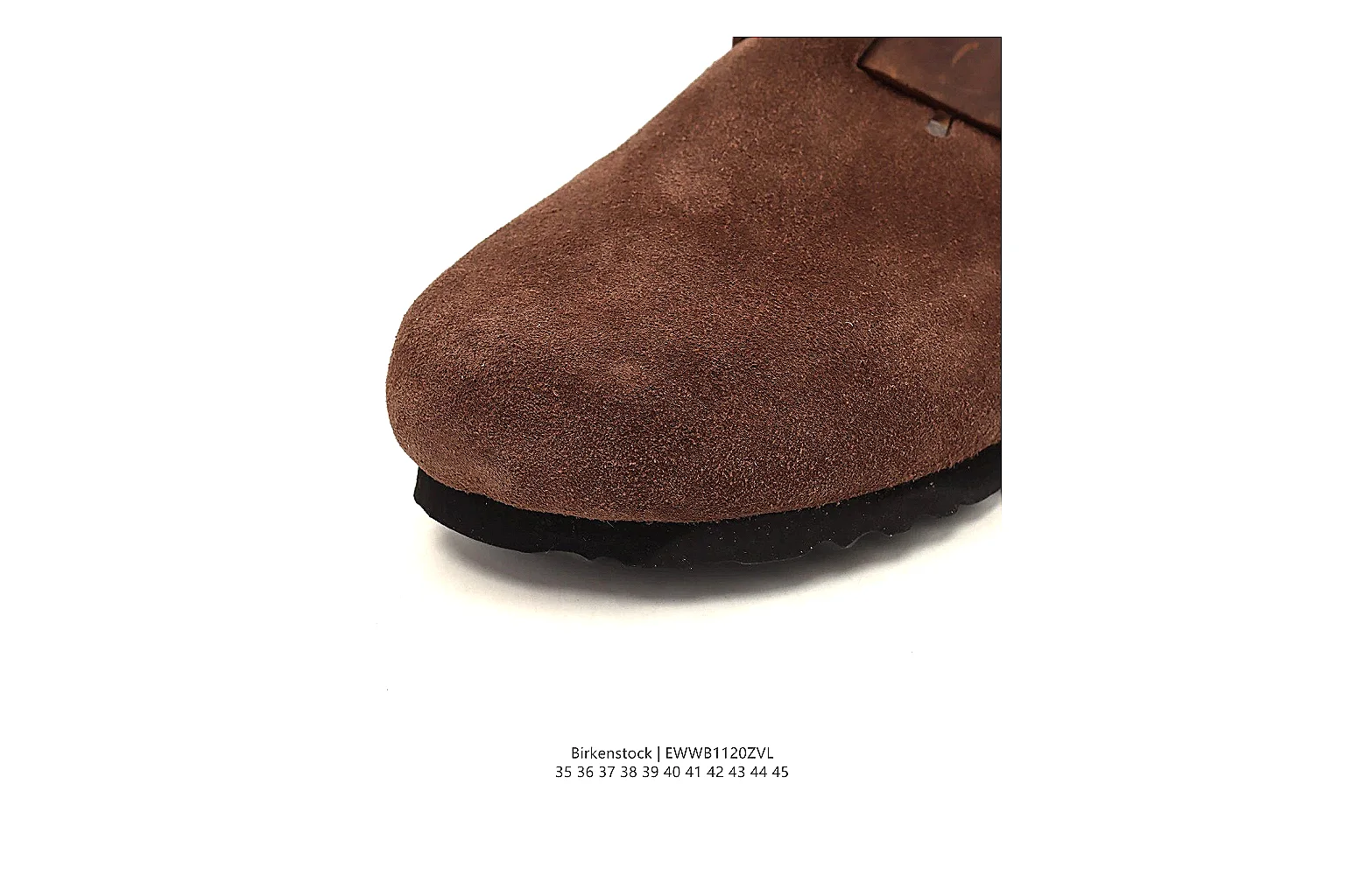 kakosheetbase.com Birkenstock Brown Suede Clog 0876 Brown mule product image