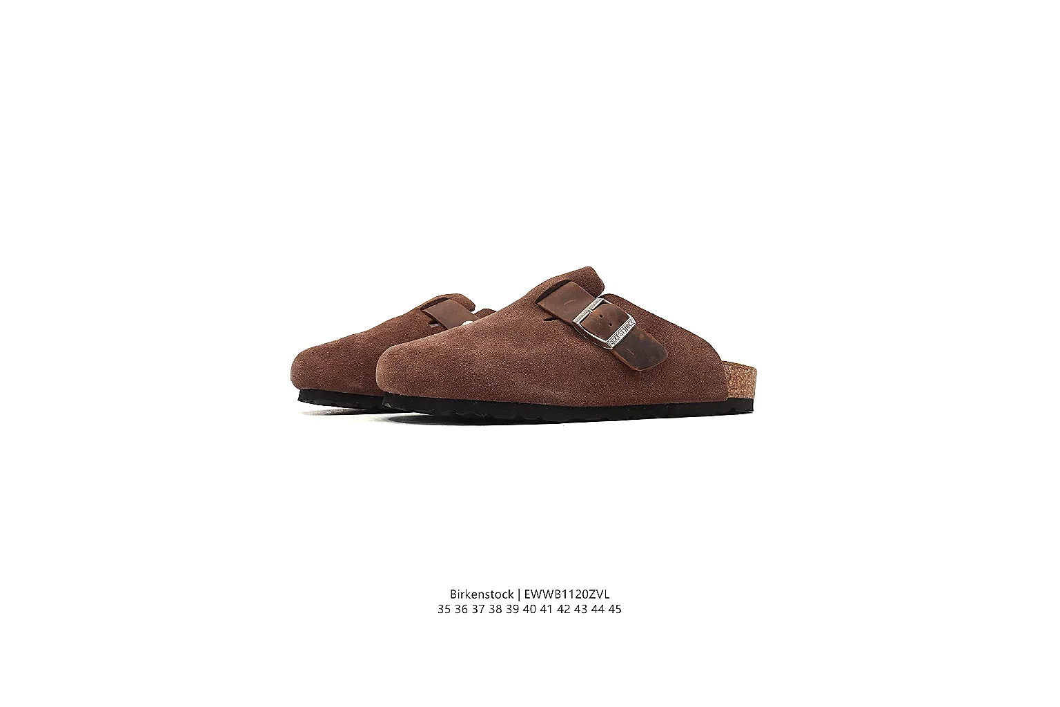 kakosheetbase.com Birkenstock Brown Suede Clog 0876 Brown mule product image thumbnail 6