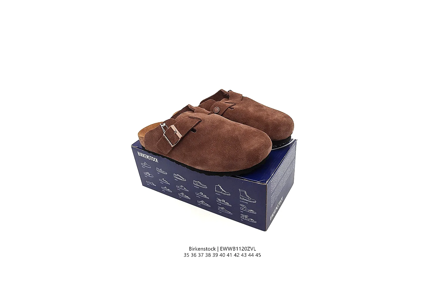 kakosheetbase.com Birkenstock Chestnut Suede Clog 0867 Chestnut mule product image thumbnail 5