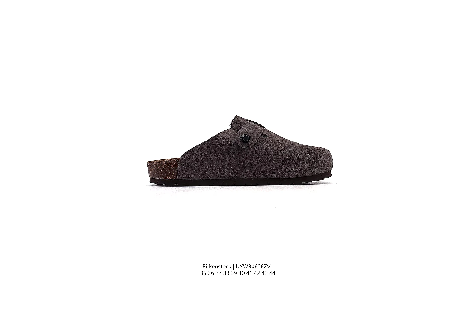 kakosheetbase.com Birkenstock Dark Grey Suede Clog 0889 Dark Grey mule product image thumbnail 2