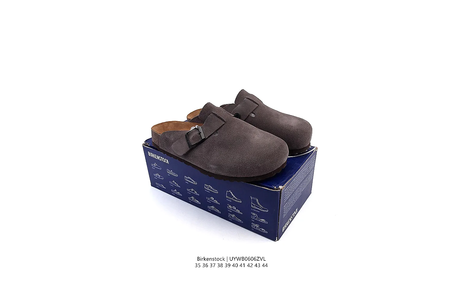 kakosheetbase.com Birkenstock Dark Grey Suede Clog 0889 Dark Grey mule product image thumbnail 5