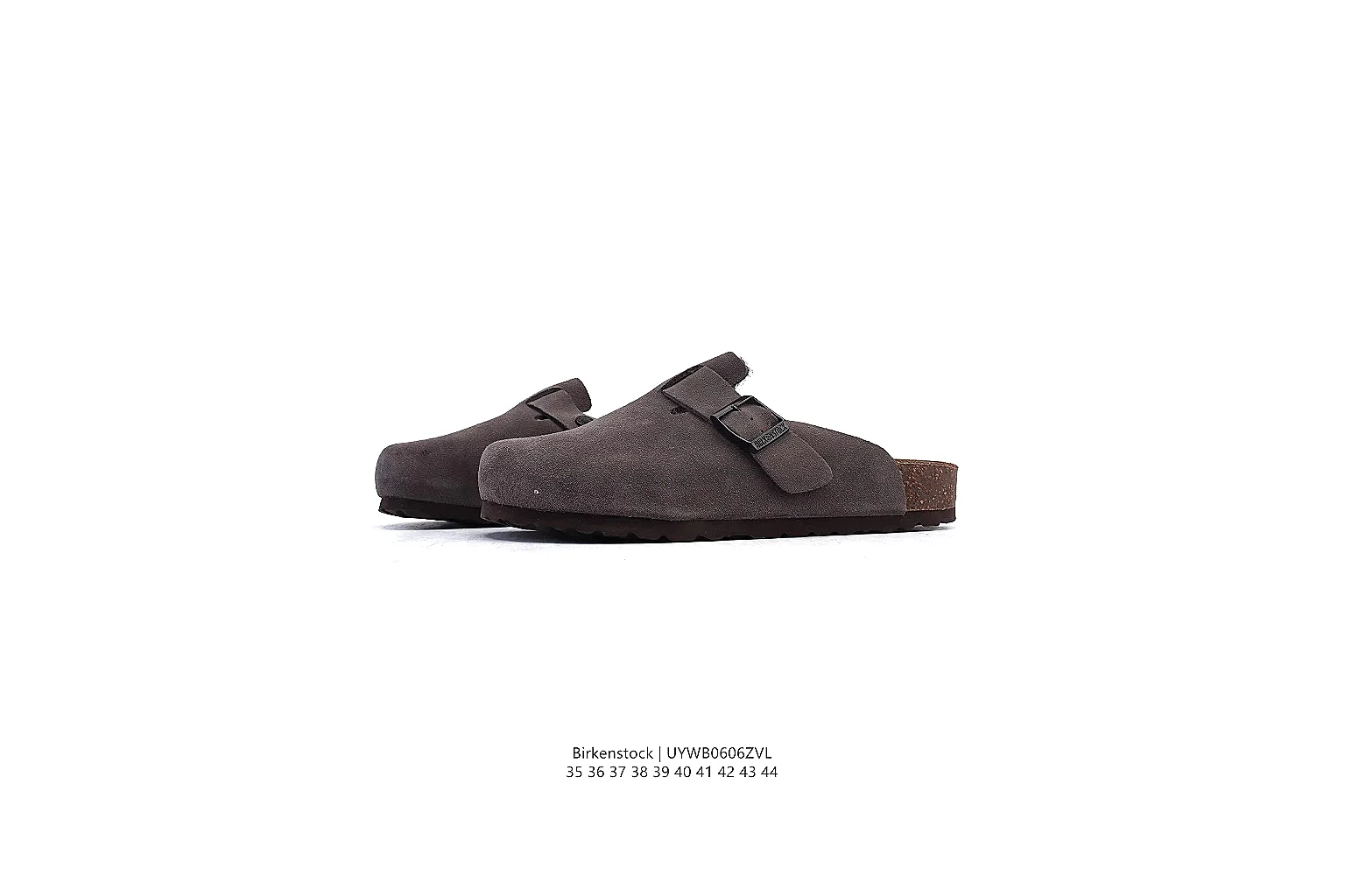 kakosheetbase.com Birkenstock Dark Grey Suede Clog 0889 Dark Grey mule product image thumbnail 6