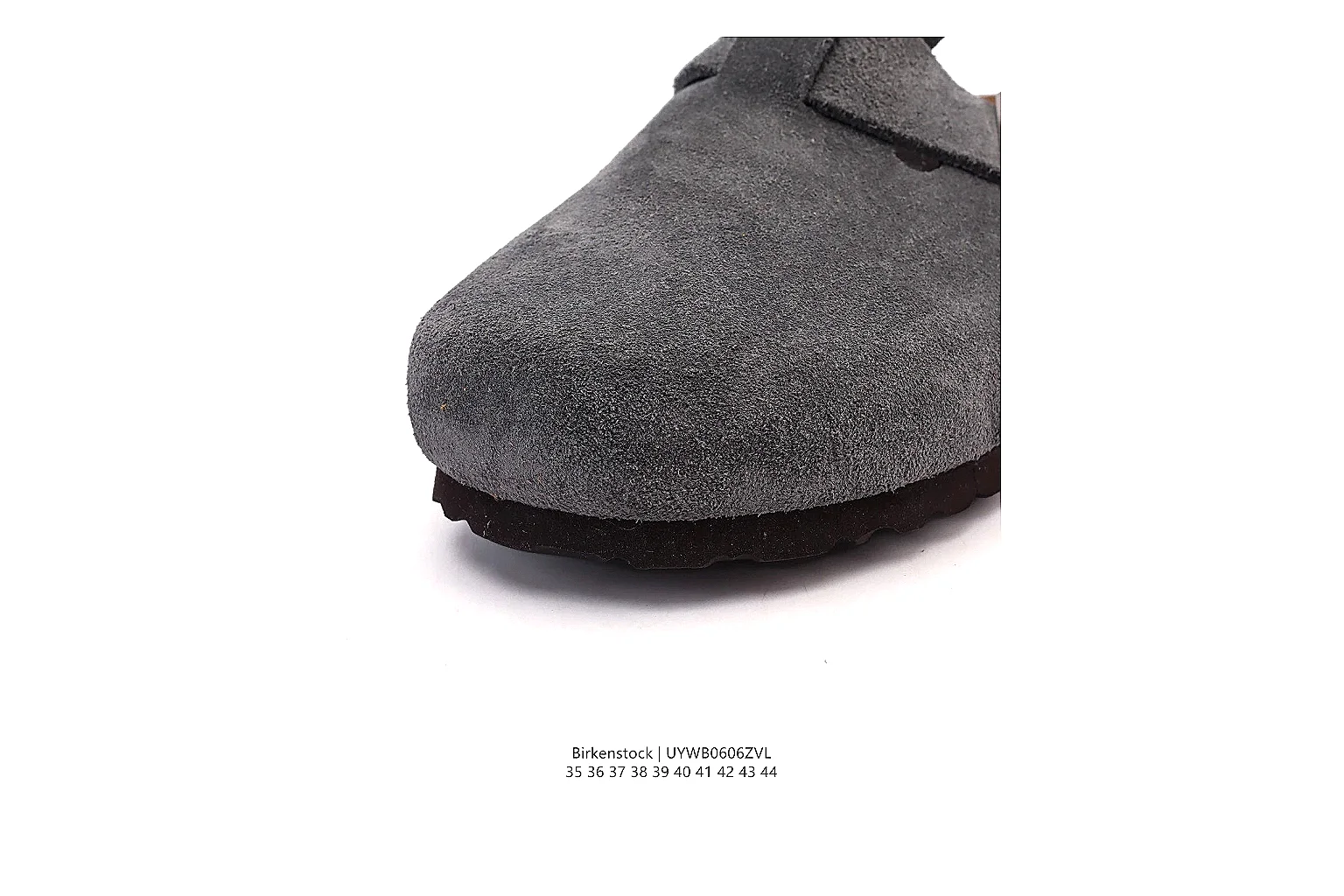 kakosheetbase.com Birkenstock Grey Suede Clog 0903 Grey mule product image