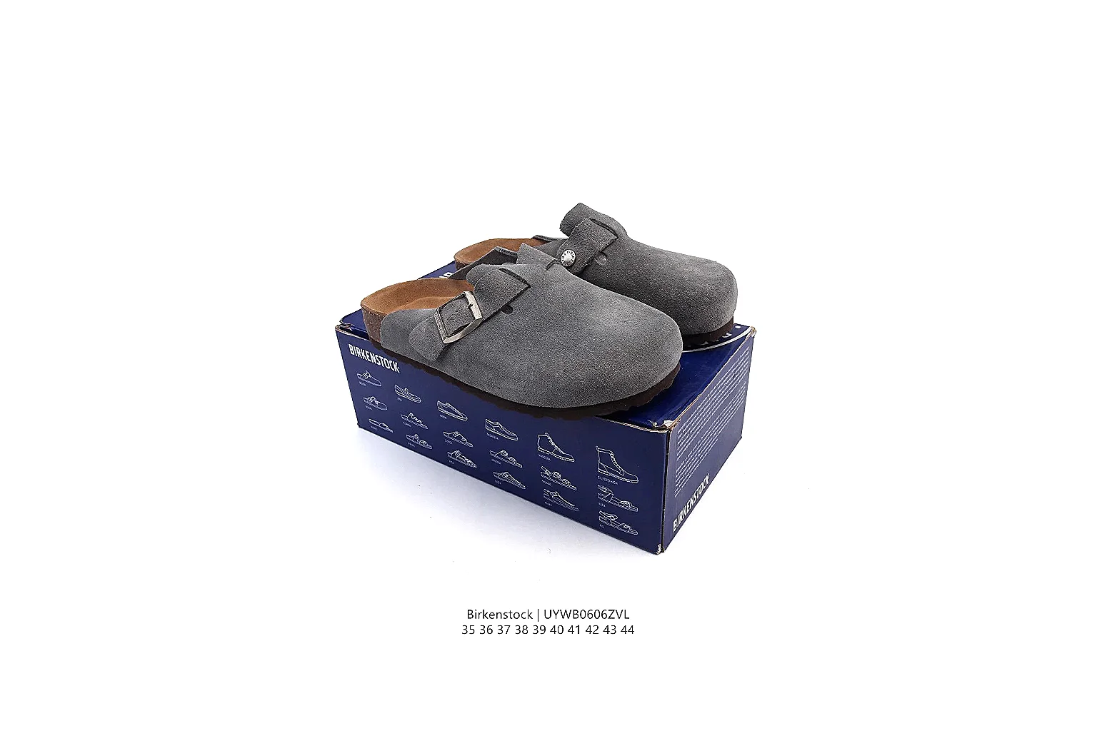kakosheetbase.com Birkenstock Grey Suede Clog 0903 Grey mule product image thumbnail 5