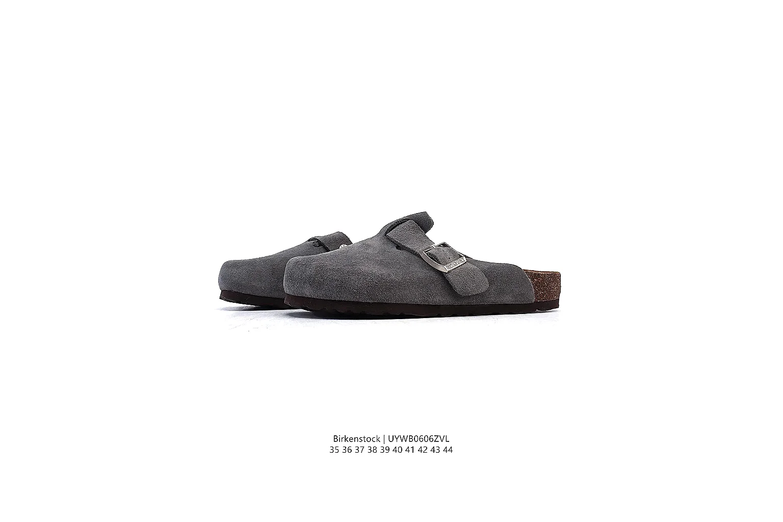 kakosheetbase.com Birkenstock Grey Suede Clog 0903 Grey mule product image thumbnail 6