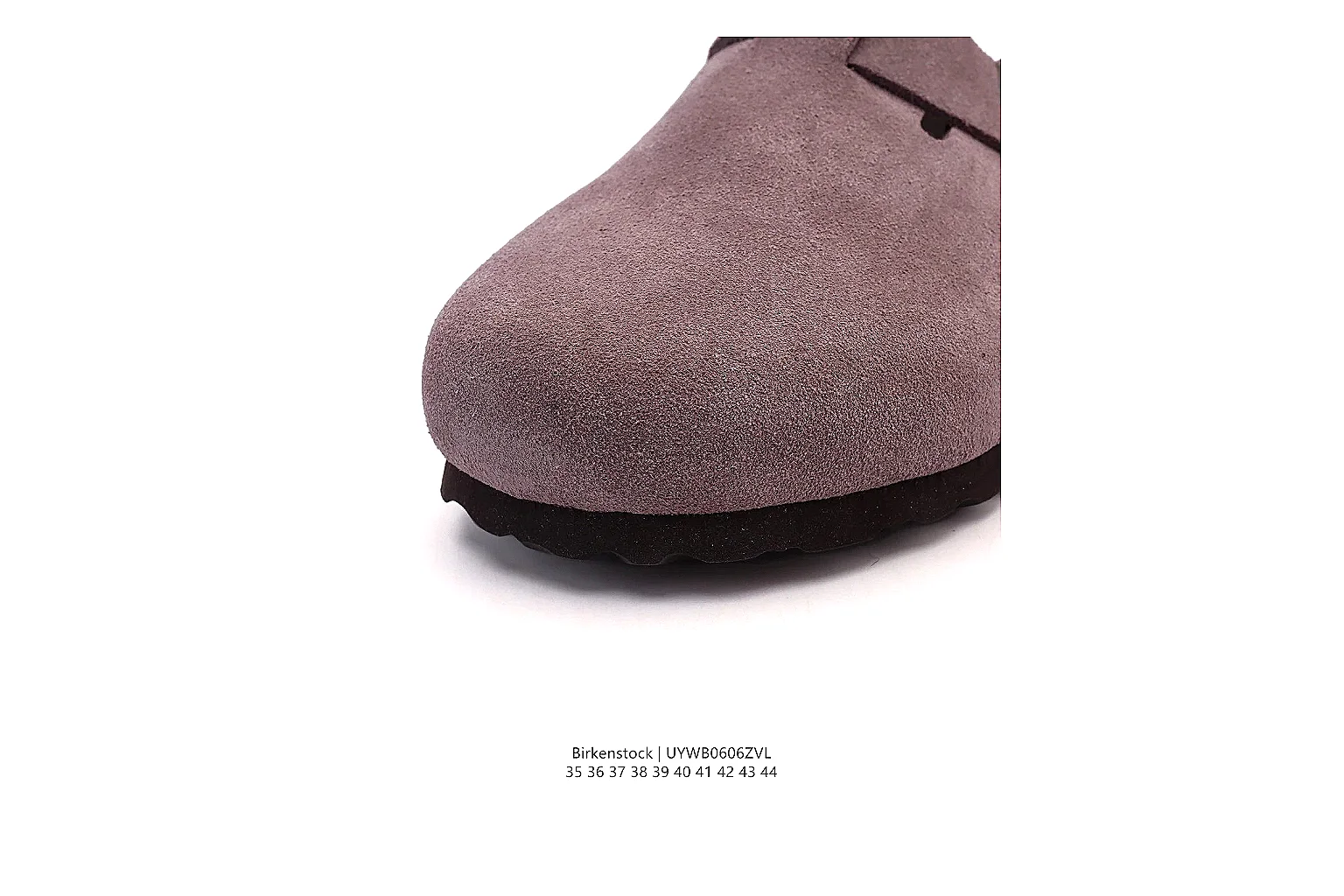 kakosheetbase.com Birkenstock Mauve Suede Clog 0896 Mauve mule product image
