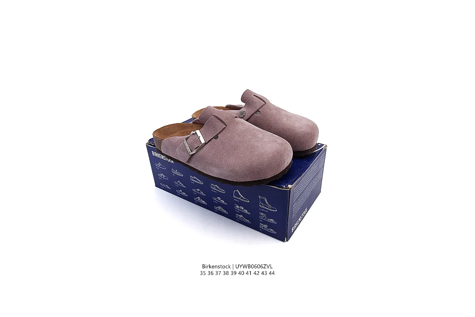 kakosheetbase.com Birkenstock Mauve Suede Clog 0896 Mauve mule product image thumbnail 5
