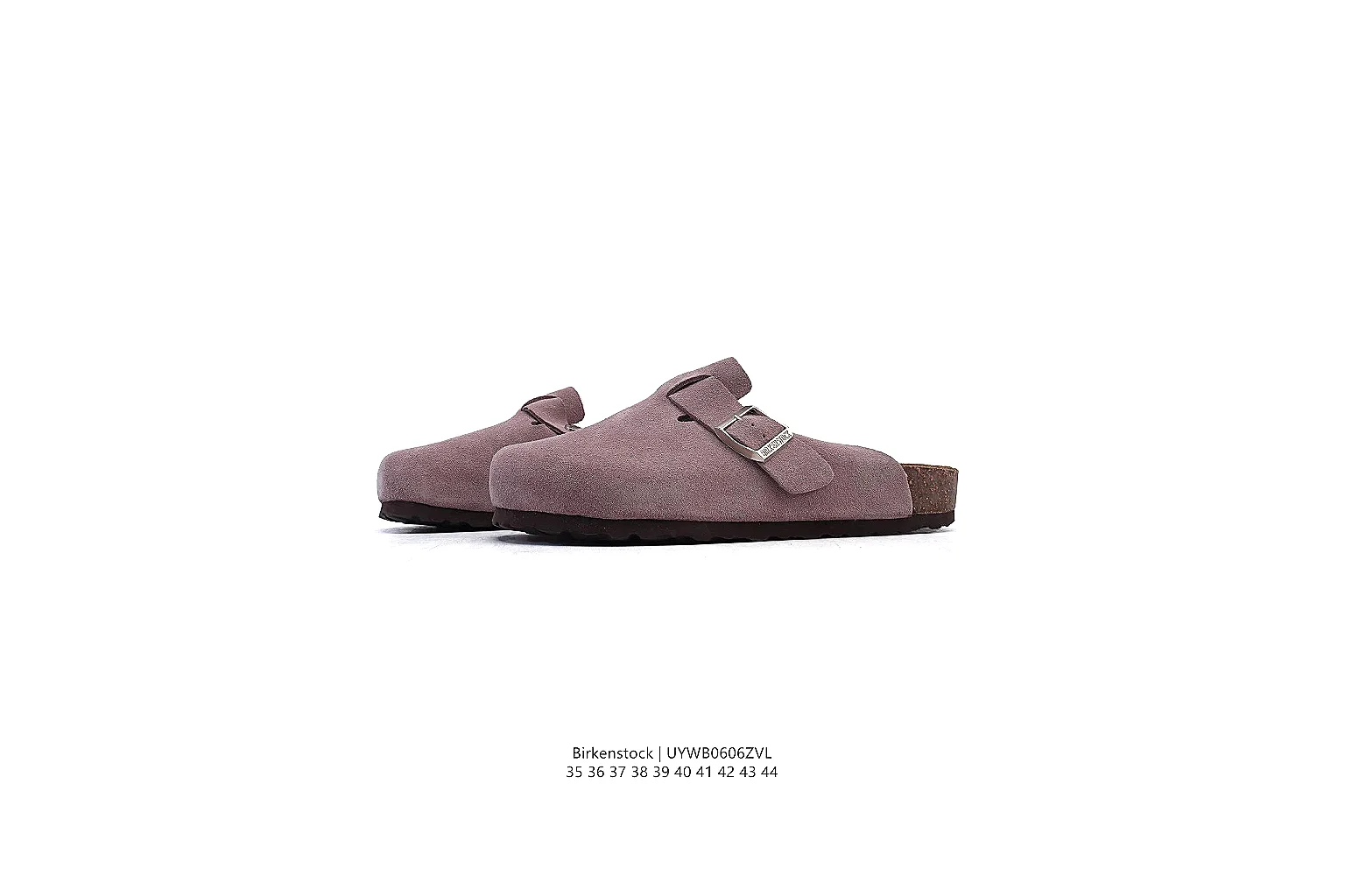 kakosheetbase.com Birkenstock Mauve Suede Clog 0896 Mauve mule product image thumbnail 6