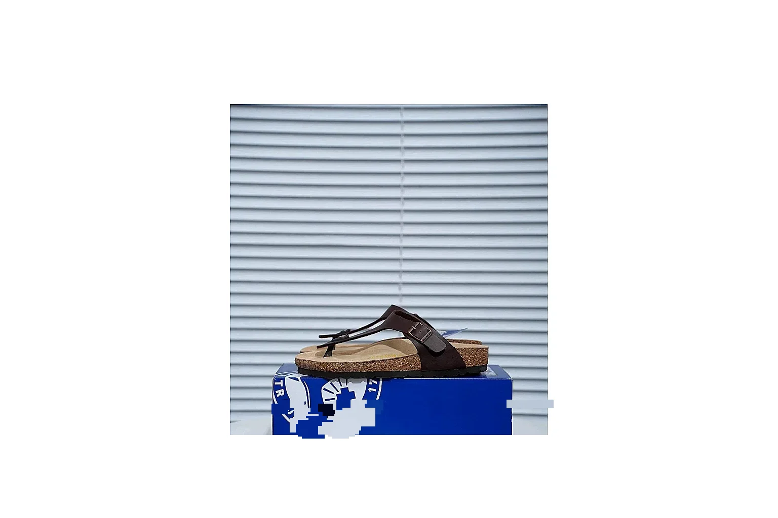 Birkenstock Boston Mocha Cork Clog Sheetbase record image with closed toe, suede-look upper, side buckle and contoured footbed for relaxed year-round styling