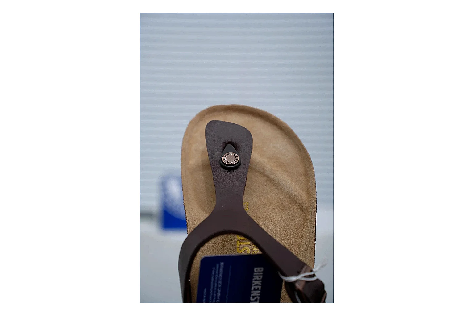 Birkenstock Boston Mocha Cork Clog Sheetbase record image with closed toe, suede-look upper, side buckle and contoured footbed for relaxed year-round styling thumbnail 5