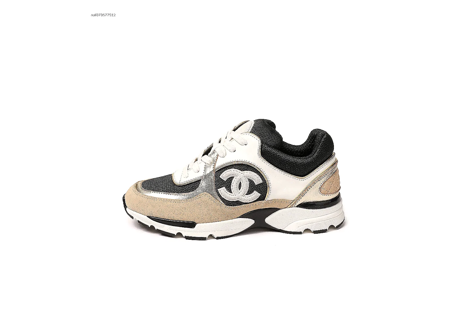 Kako Sheetbase record image for Chanel Beige Black Runner Sneaker thumbnail 2