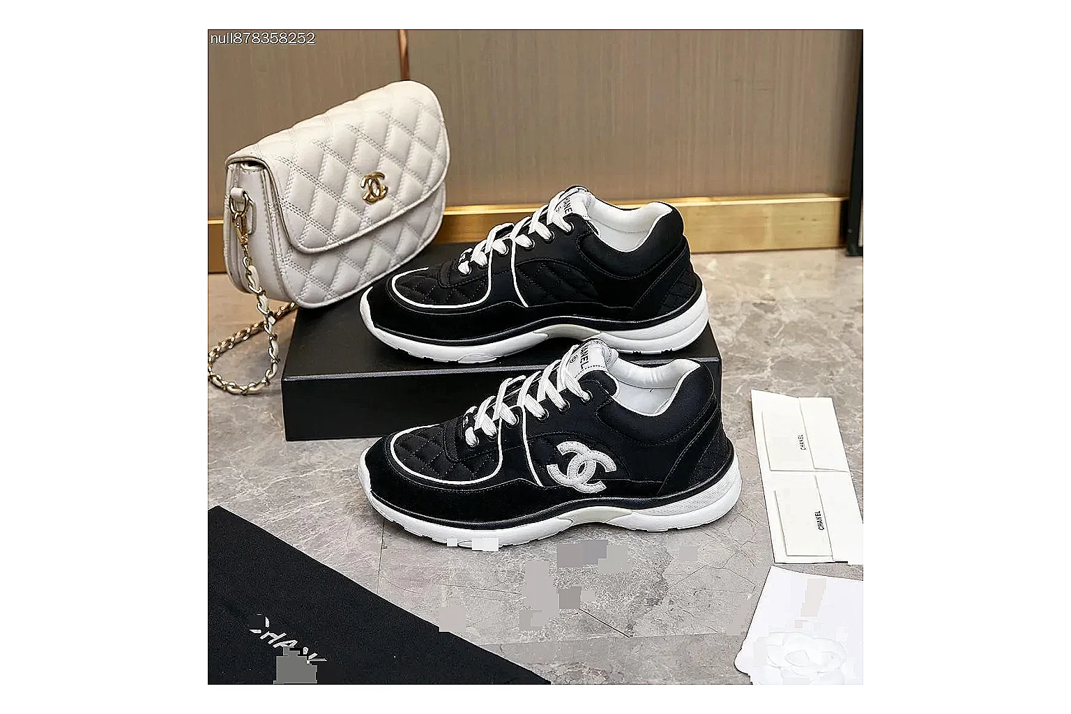 Kako Sheetbase record image for Chanel Black Runner Sneaker thumbnail 2