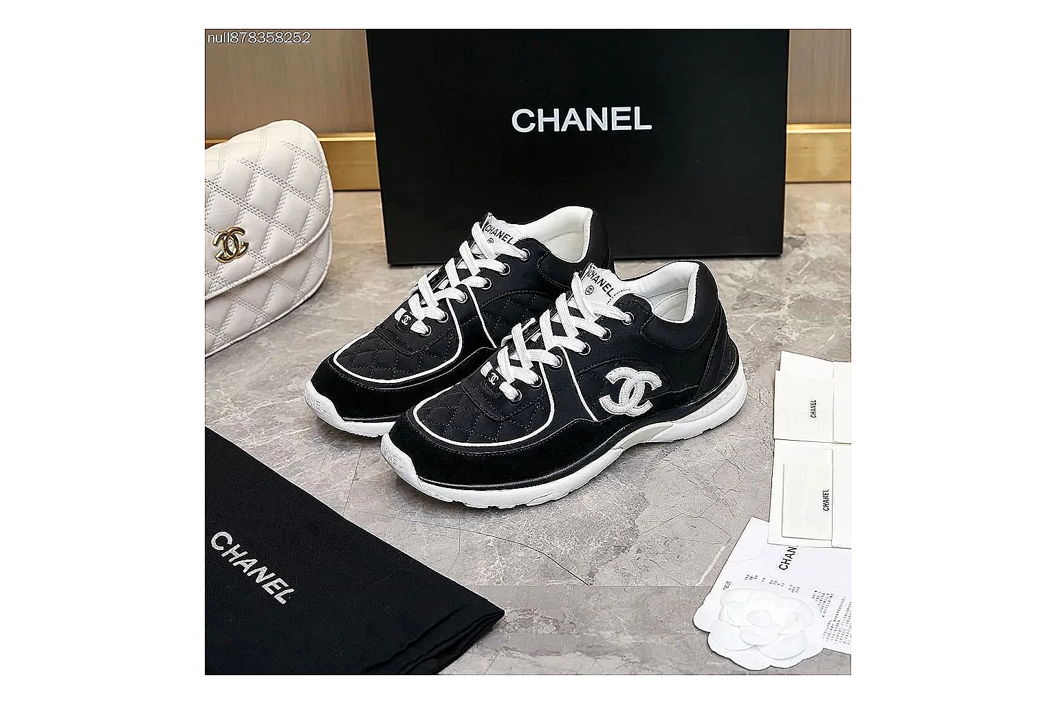 Kako Sheetbase record image for Chanel Black Runner Sneaker thumbnail 4